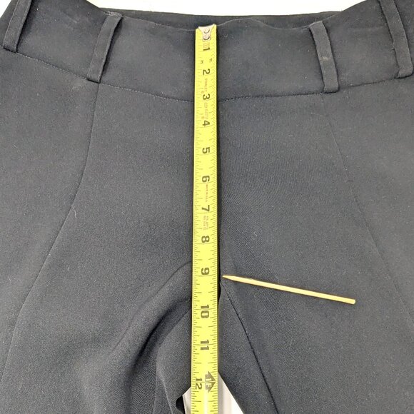 Cache Vintage Split Leg Pants Black Sz 2 Flare Leg 90s Y2K - Picture 13 of 16